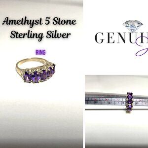 Sterling Silver Amethyst Ring